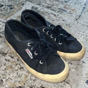 Navy Superga Sneakers